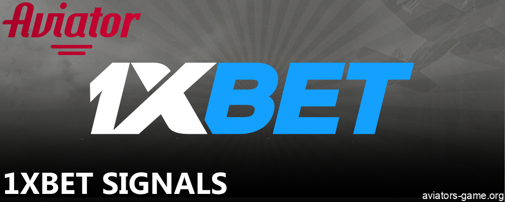 Aviator signlas for 1xBet online casino in India