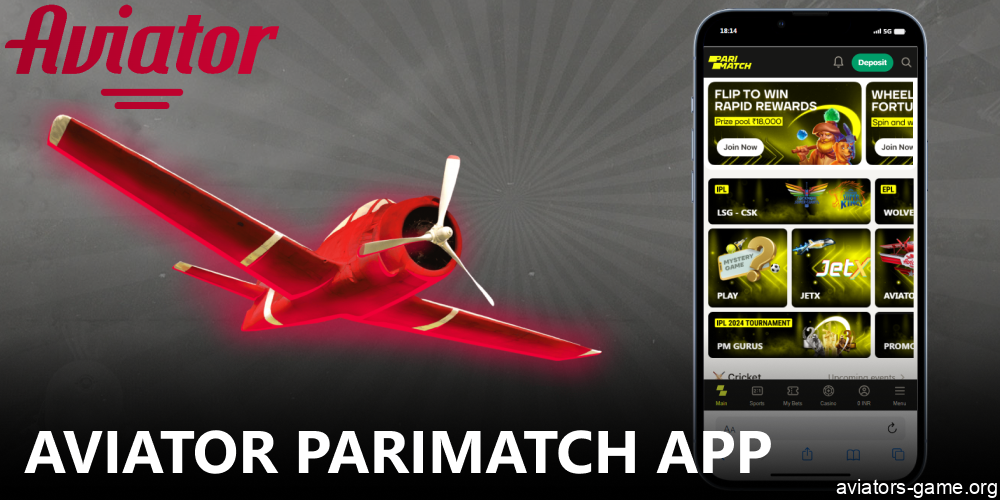 Parimatch Aviator App for gamblers from India