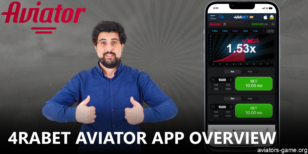 Overview of 4rabet Aviator App availbale for Android and iOS