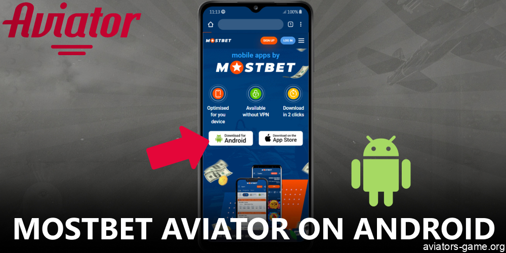 Download Mostbet Aviator app on Android